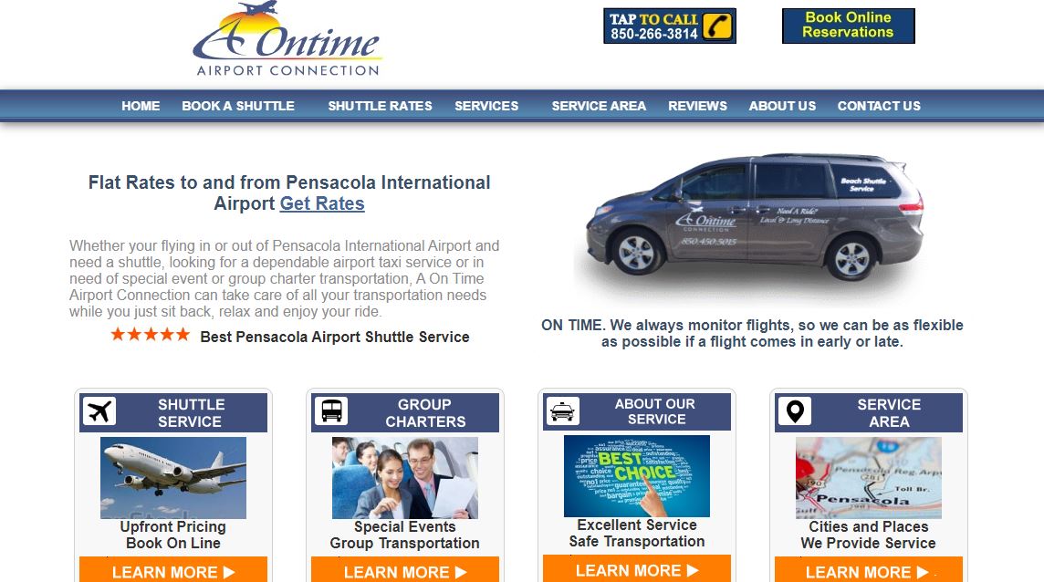 Shuttle Service Website